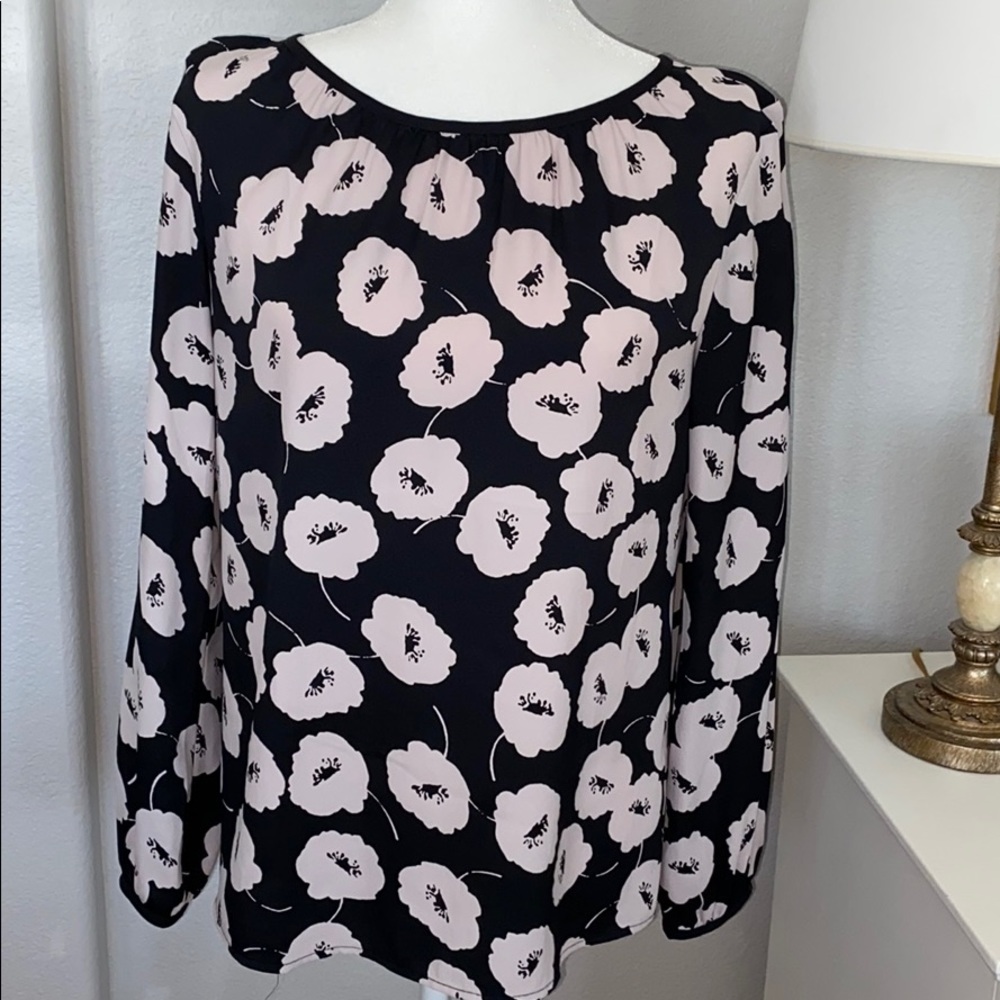 LOFT Floral Blouse Small
